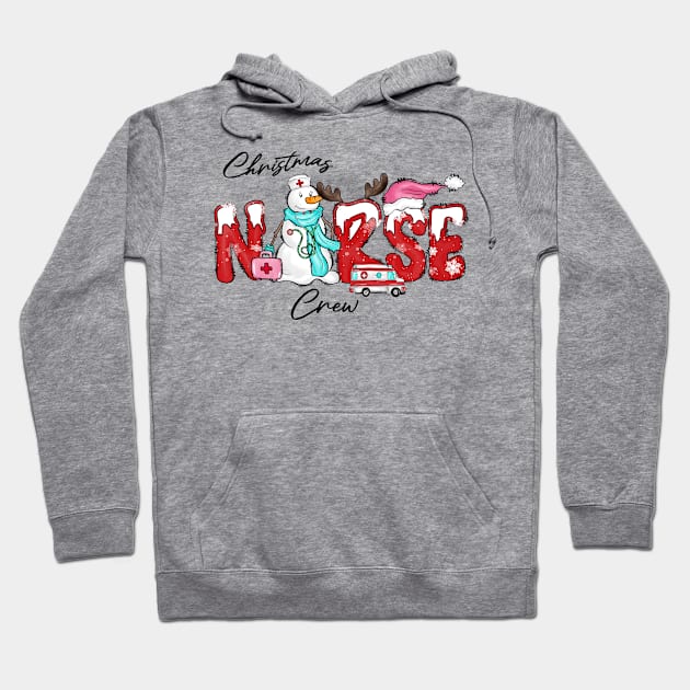 christmas nurse crew Hoodie by MZeeDesigns